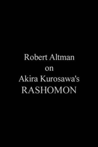 Robert Altman on 'Rashomon'