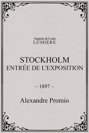 Stockholm, entrée de l'exposition