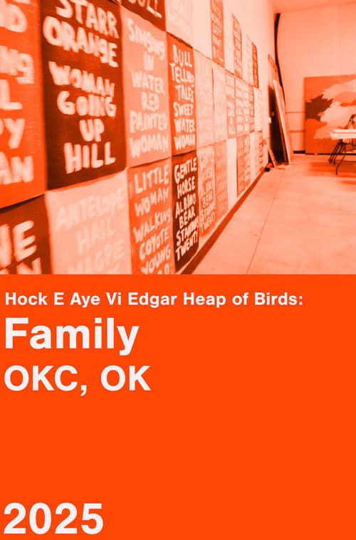 Hock E Aye Vi Edgar Heap of Birds: Family - An Oral History Project