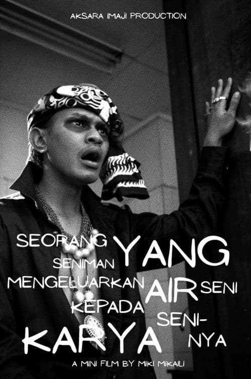 Seorang Seniman yang Mengeluarkan Air Seni Kepada Karya Seni-nya