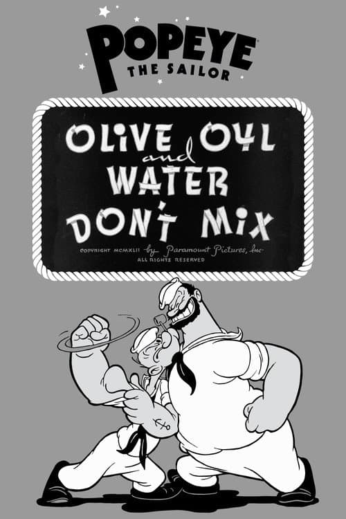 Olive Oyl and Water Don't Mix